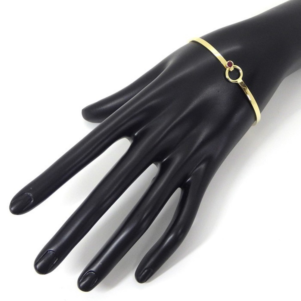Tiffany Bangle Hook & Eye Ruby Yellow Gold - image 7